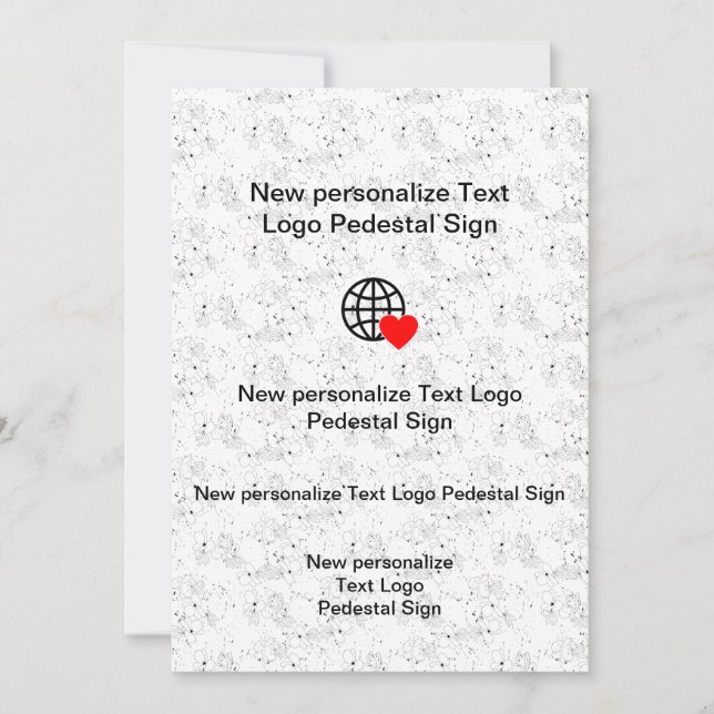 Novo Convite Plano Personalize o seu próprio (Frente)