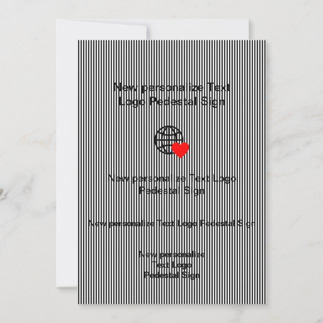 Novo Convite Simples Personalize seu próprio (Frente)