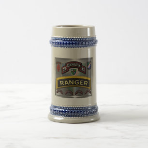Novo Design 75º Regimento Ranger Caneca de cerveja