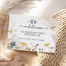 Novo Endereço Botânico Anúncio de Movimentação de 