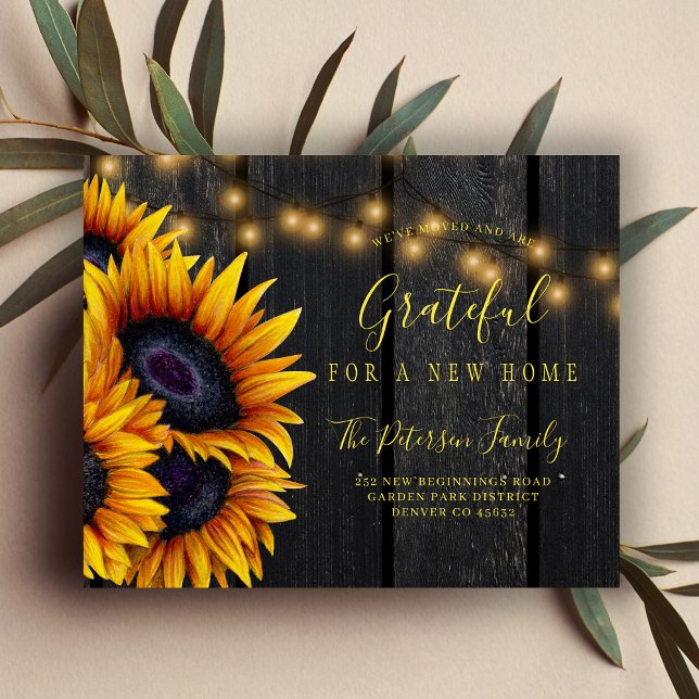 Novo endereço de orçamento anúncio de mudança rápi (Criador carregado)