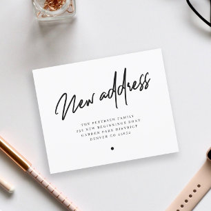 Novo endereço de orçamento anúncio moderno