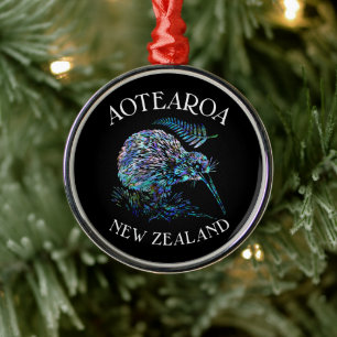 NOVO ENFEITES DE NATAL ZEALAND KIWI PAUA