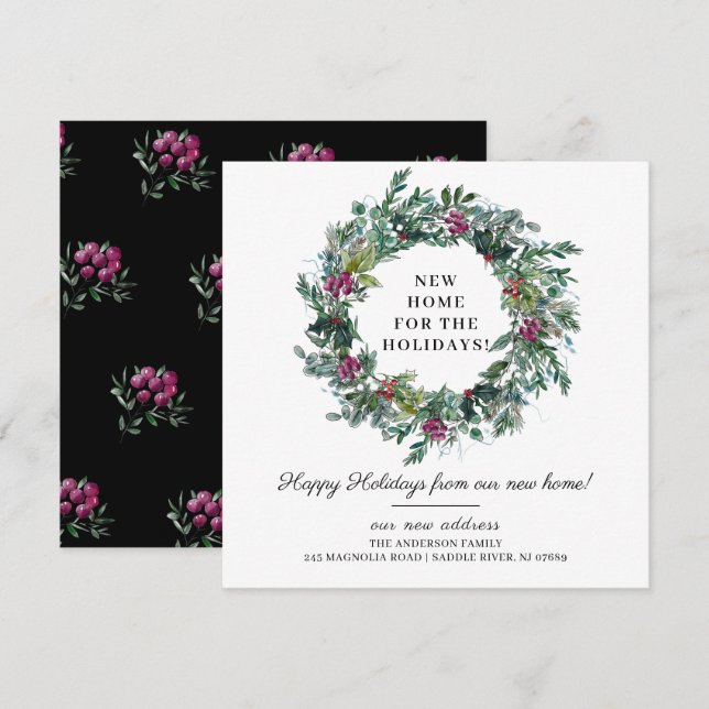 Novo Lar para o Anúncio de Mudança de Férias (Frente/Verso)