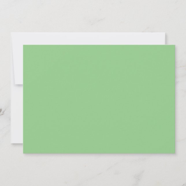 Novo logotipo de texto personalizado Convite plano (Frente)