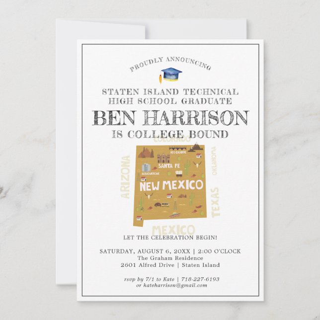 Novo México | Festa de formatura Colégio (Frente)