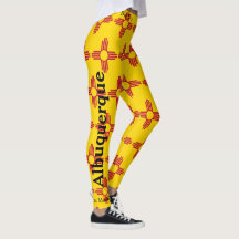 Novo México Papais noeis Fe Leggings Calças Corren