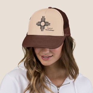 Novo México - Símbolo Sun Zia - Boné de chapéu per