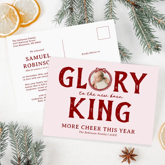 Novo Nascer Rei I Nascimento Anúncio Natal (Criador carregado)