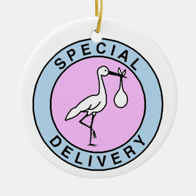 Novo Ornamento de Baby Keepsaokit (Frente)