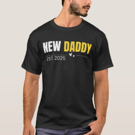 Novo Pai. T-shirt do Dia de os pais 2025