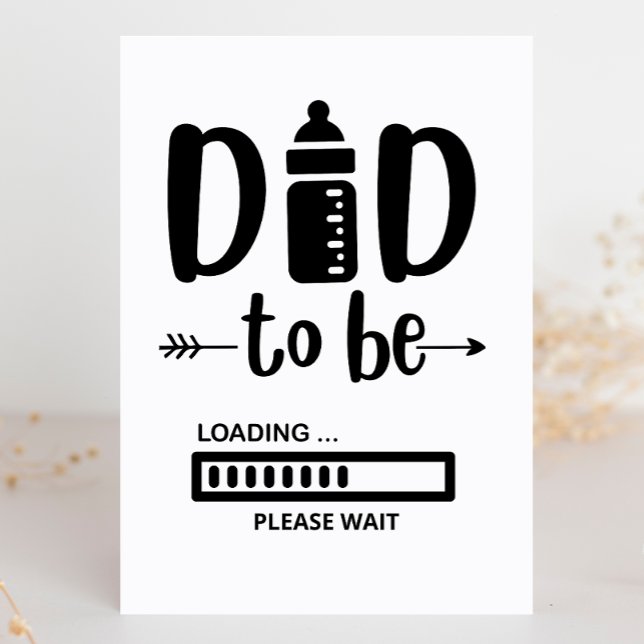 Novo papai A Carregar Anúncio De Gravidez (Criador carregado)