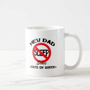 Novo papai personalizado nenhuma caneca de café d