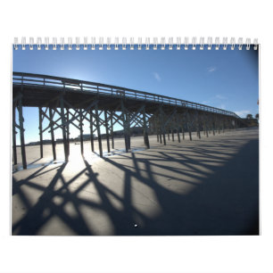 Novo Para O Calendário Da Parede Da Ilha Pawleys 