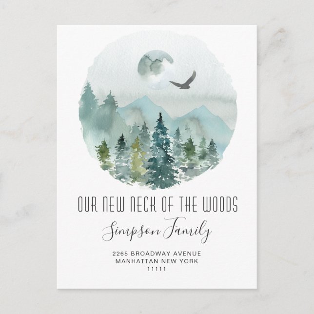 Novo Pescoço da Floresta em Movimento Anúncio (Frente)