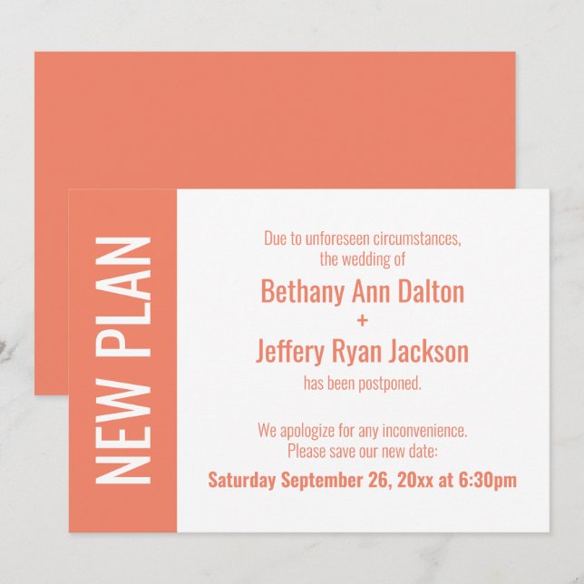 Novo Plano Salmão, Cartão de Atualização de Casame (Frente/Verso)