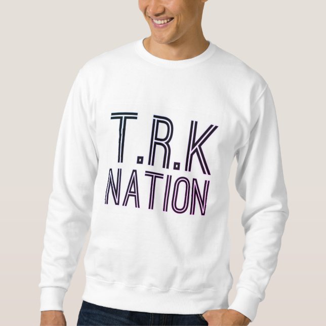 (NOVO) Suéter T.R.K Logo Roxo (Frente)