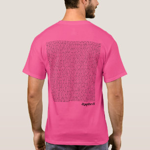 NOVO! T-SHIRT DE PREOCUPAÇÃO DE TENDÊNCIA ・ S