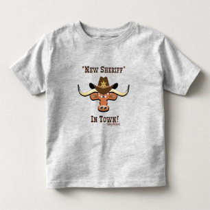 Novo Xerife Na Cidade, camiseta Longhorn Toddler