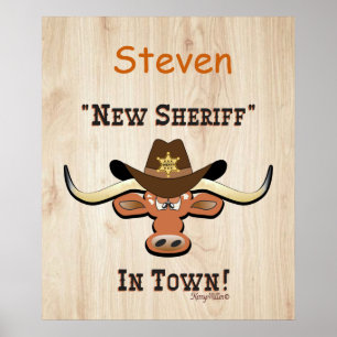 Novo Xerife Na Cidade, Longhorn Poster