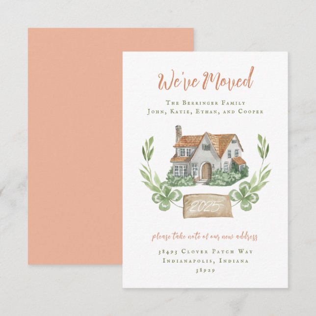 Novos Anúncios de Movimentação de Casa (Frente/Verso)