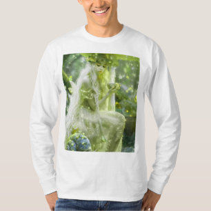 Novos camisetas brancos e o Best, a menina e a cam