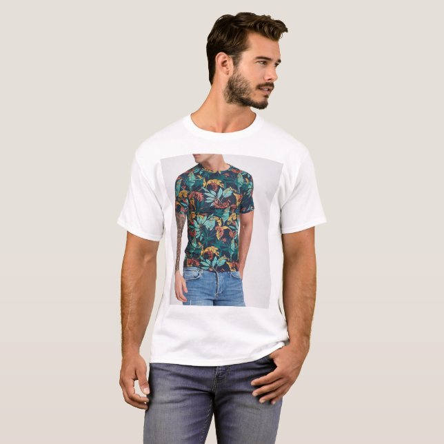 novos camisetas de tendência (Frente Completa)