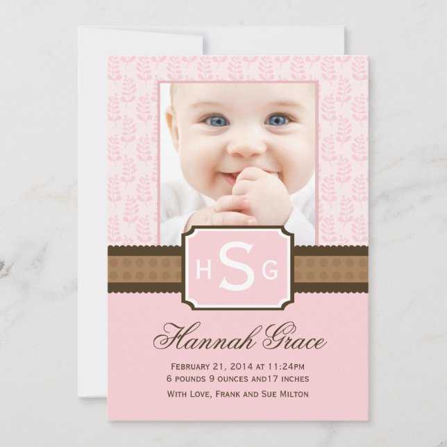 Novos Cartões de Anúncio para Bebês (Frente)