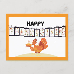 Novos Cartões de Posto Feliz para Ação de Graças