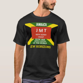 NOVOS HORIZONTES. Camiseta Básica Escura