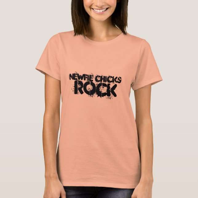 Novos Pintinhos Rock T-Shirt (Frente)