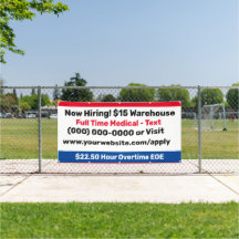 Now Hiring Building Banner