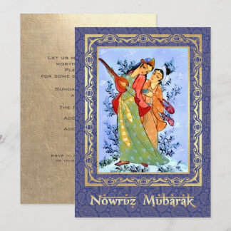 Nowruz Mubarak Convites de festas de Ano Novo Pers