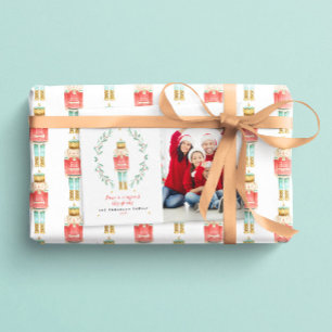 Noz-cracker aquarela botânica 1 fotografia Natal