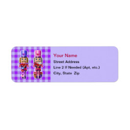 Nozes-crackers com Etiquetas de Endereço do Namora