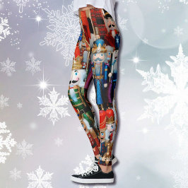 Nozes de Natal em Corrida de Leggings