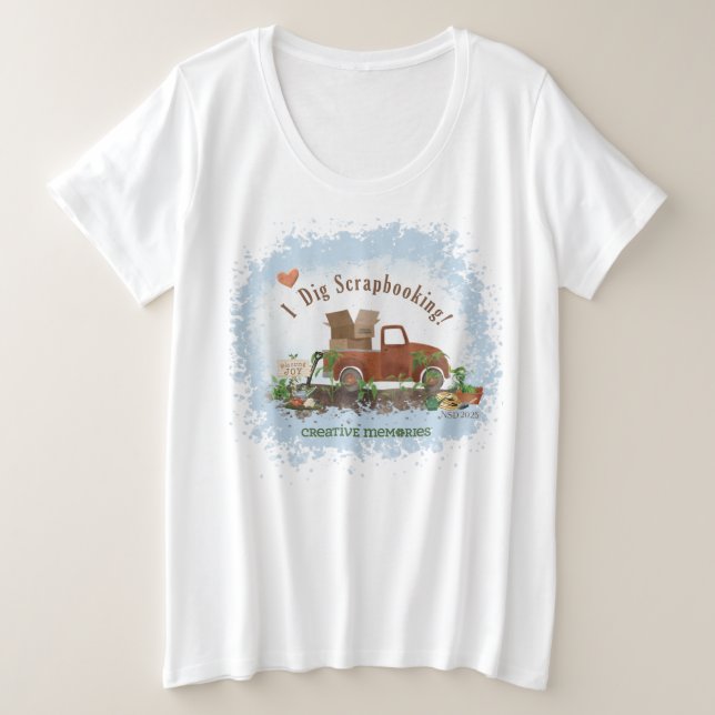 NSD 2025 Camisa de tamanho mais feminino (Frente do Design)