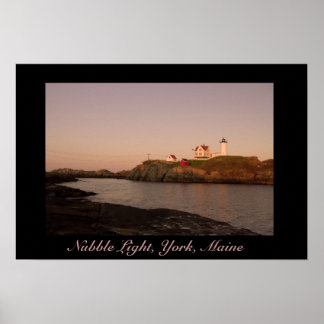 Nubble Light, York, Maine Impressão