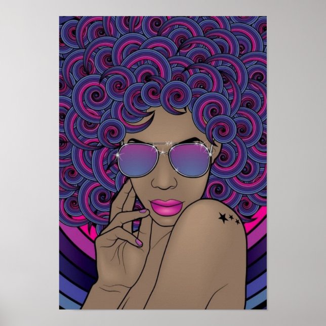 Nubian Diva Poster (Frente)