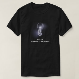 Nuclear. Pnha o t-shirt dos homens extraordinário