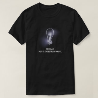 Nuclear. Pnha o t-shirt dos homens extraordinários