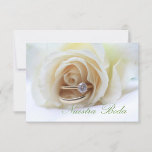Nuestra Boda - Convite para casamento espanhol