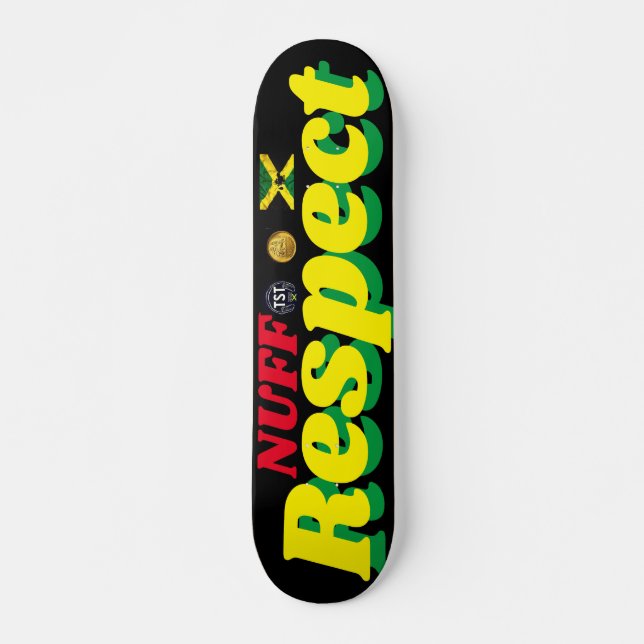 NUFF RESPECT 7, 3/4" skate Deck (Frente)