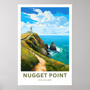Nugget Point Nova Zelândia Viagem Impressão
