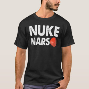 Nuke Mars Tee Youth Space Camisetas Planet Red Mar