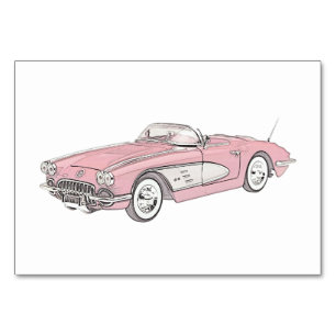 Numeração De Mesa 1958 Chevy Corvette