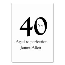 40 anos envelhecido à perfeição nome de aniversári