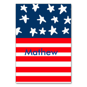 Numeração De Mesa 4 de julho dia de independência adicionar nome tex