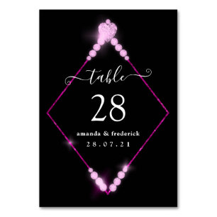 Numeração De Mesa 60ª Tabela de Aniversário de Casamento de Diaman