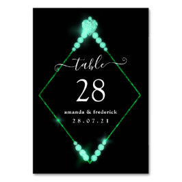 Numeração De Mesa 60ª Tabela de Aniversário de Casamento de Diamante